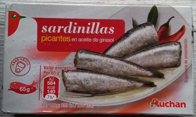 Sardinillas picantes en aceite de girasol