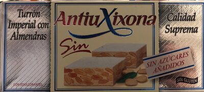 Turrón imperial con almendras