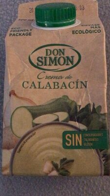 Crema de calabacin