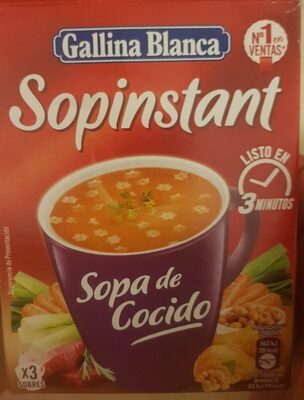 Sopinstant sopa de cocido