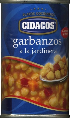 Garbanzos a la jardinera