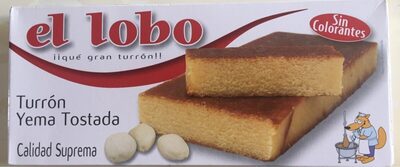 Turrón De Yema Tostada El Lobo
