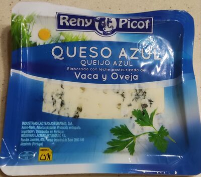 Queso azul, con leche de vaca y oveja