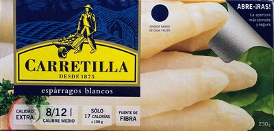 Espárragos blancos grosor medio
