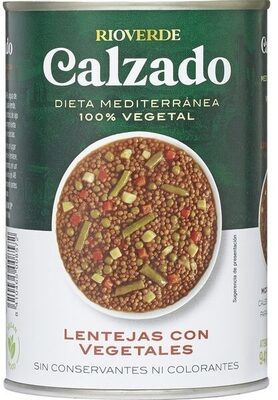 Lentejas con vegetales