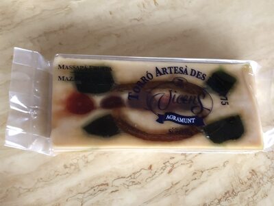 Turrón Mazapán Frutas
