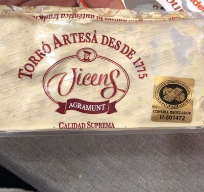 Vicens Torro artesa duro almendras desde 1775