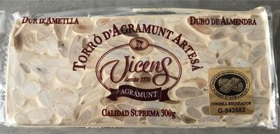 Turrón duro de almendra