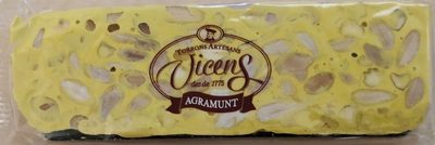 Nougat dur amandes pistaches et citron
