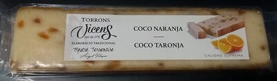 Turrón Coco con Naranja