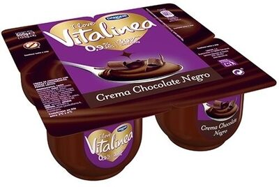 Crema de chocolate negro ,m.g. sin gluten
