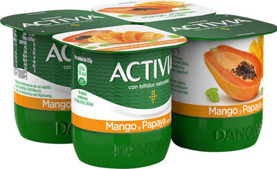 Bífidus de frutas exóticas con mango, papaya y soja sin gluten
