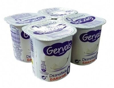 Yogur desnatado edulcorado