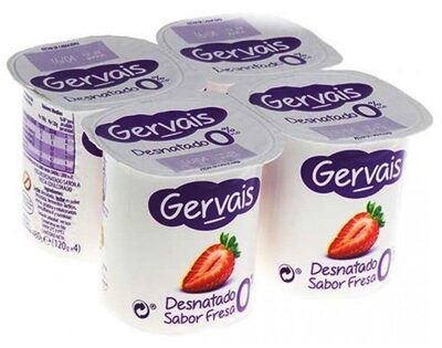 Yogur desnatado 0% fresa