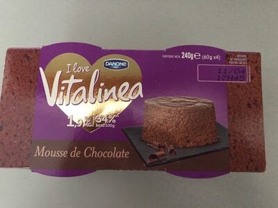 Vitalinea mousse de chocolate