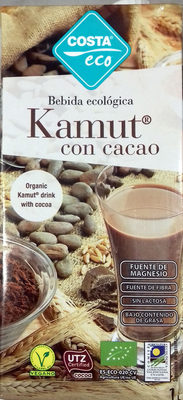 Bebida ecológica Kamut con cacao
