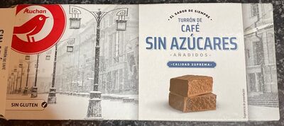 Turrón de café sin azúcares