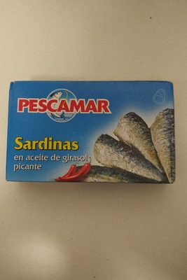 Sardinas en aceite de girasol picante