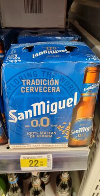 Cerveza 0.0% sin alcohol