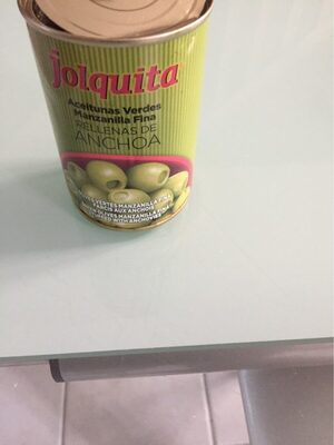 Olives vertes farcis aux anchois