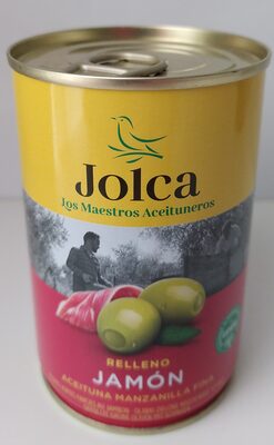 Aceituna manzanilla fina, relleno jamón