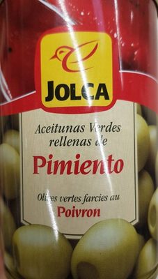 Aceitunas verdes rellenas de pimiento
