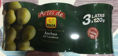 Aceituna manzanilla fina anchoa del cantábrico