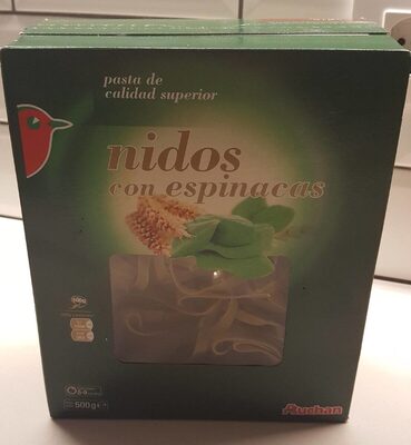 Nidos con espinacas