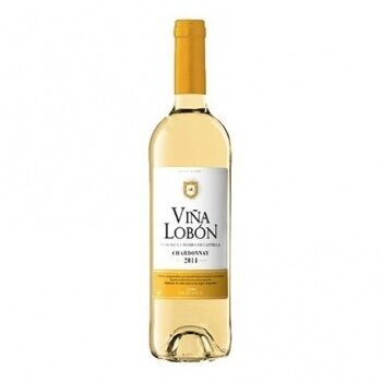 Vino tierra castilla viña lobon chardonnay blanco