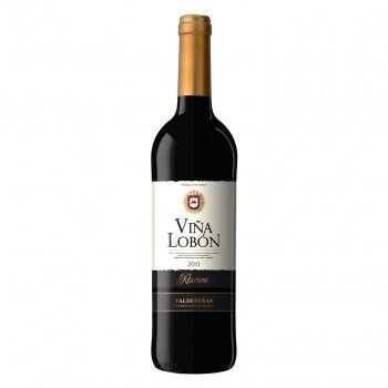 Vino do valdepeñas viña lobon tinto reserva