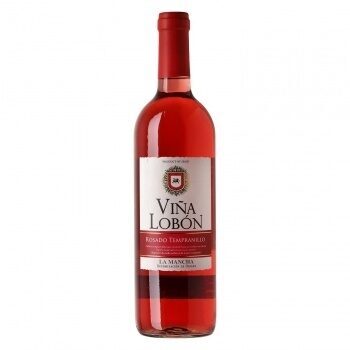 Vino do mancha viña lobon rosado