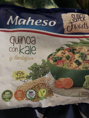 Quinoa con kale y lentejas