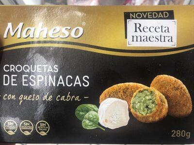 Croquetas de espinacas con queso de cabra