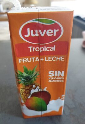Tropical fruta + leche