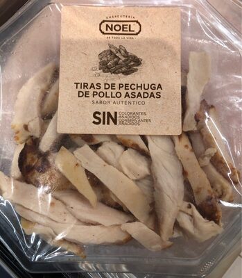 Tiras de pechuga de pollo asadas