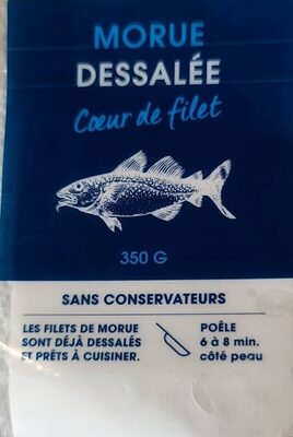 Morue dessalée coeur de filet