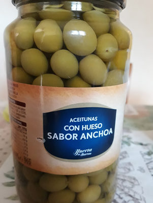 Aceitunas con hueso sabor anchoas