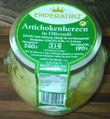 Artichokenherzen in Olivenöl
