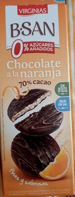 B-San, chocolate a la naranja 70% cacao