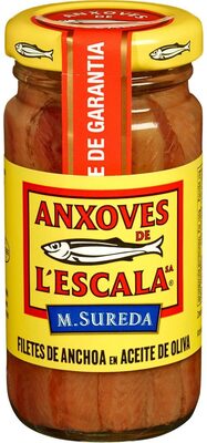 Filetes de anchoa en aceite de oliva