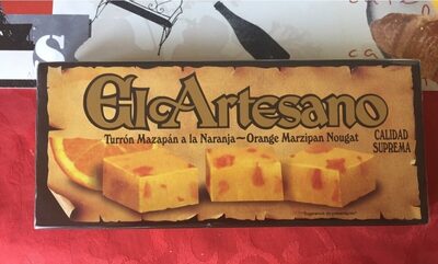 El Artesano Turron Au Massepain À L?Orange