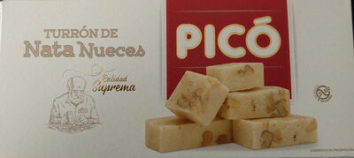 Turrón de Nata Nueces