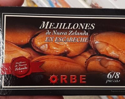 Mejillones de Nueva Zelanda en escabeche