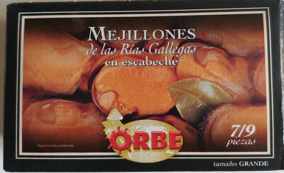 Mejillones de las rías gallegas en escabeche