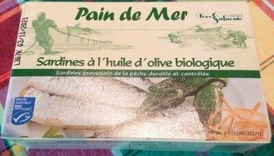 Sardines à l'Huile d'Olive Biologique