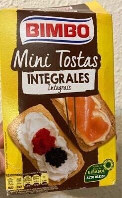 Mini tostas integrales