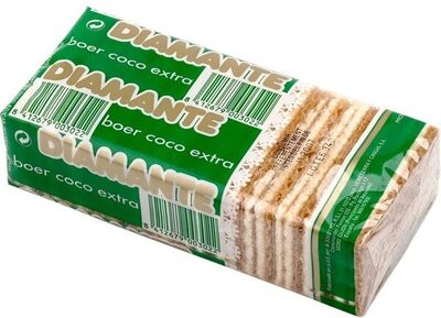 Galletas de barquillo rellenas de coco