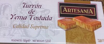 Turrón de yema tostada