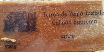 Turrón yema tostada