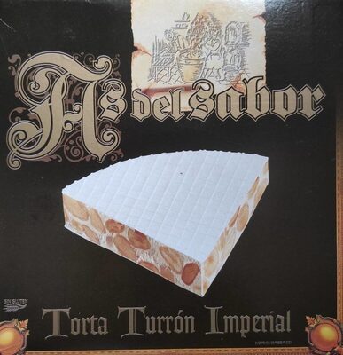 Torta turrón imperial con almendras